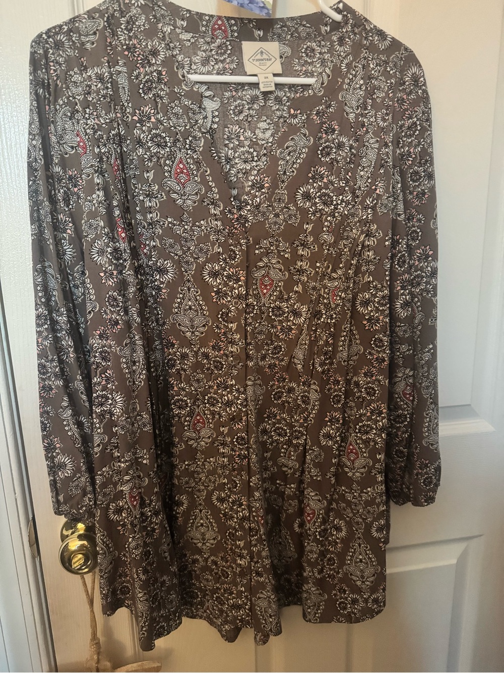 Men's floral patterned shirt - likely casual